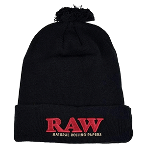 RAW - Pom Pom Hat - Black
