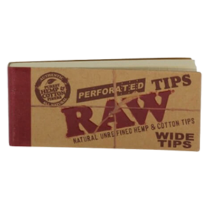 RAW - Perforated Wide Filter Tips - AllSmokes