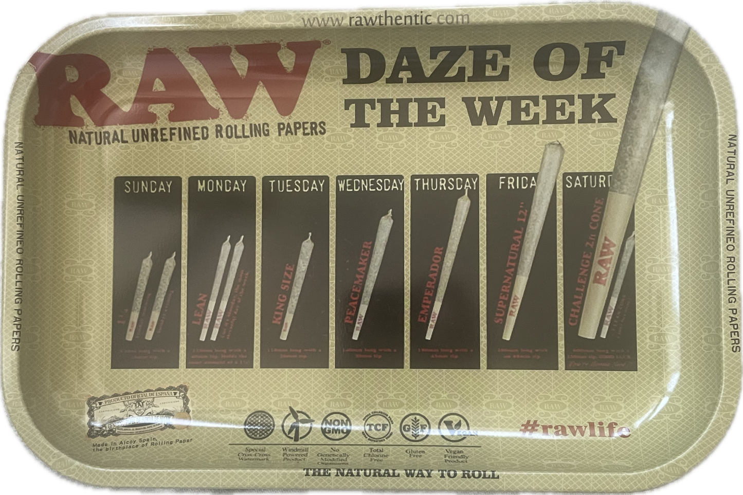 RAW - Rolling Trays Small
