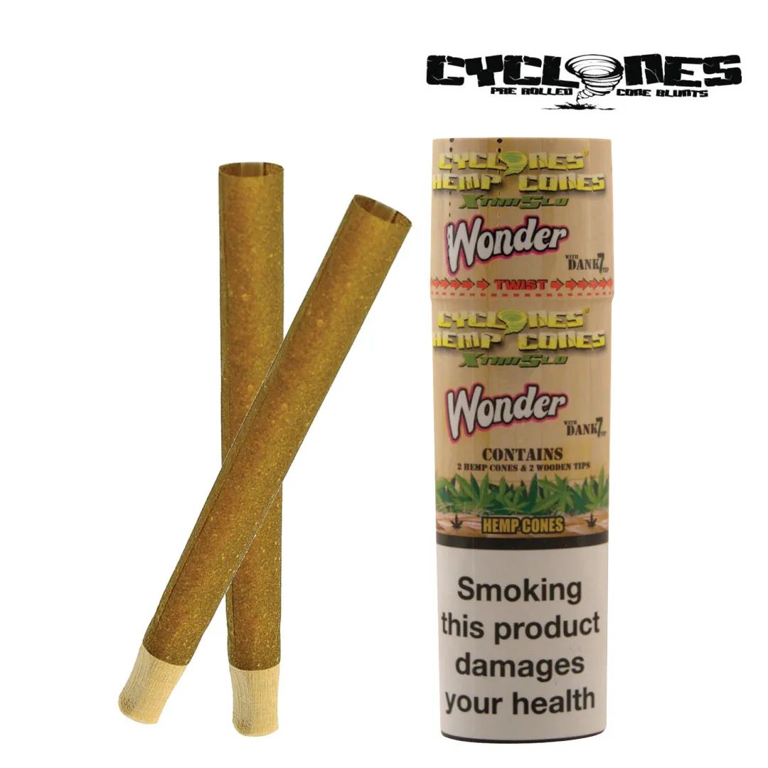 Cyclones Hemp Cones Wonder Flavour Pre Rolled