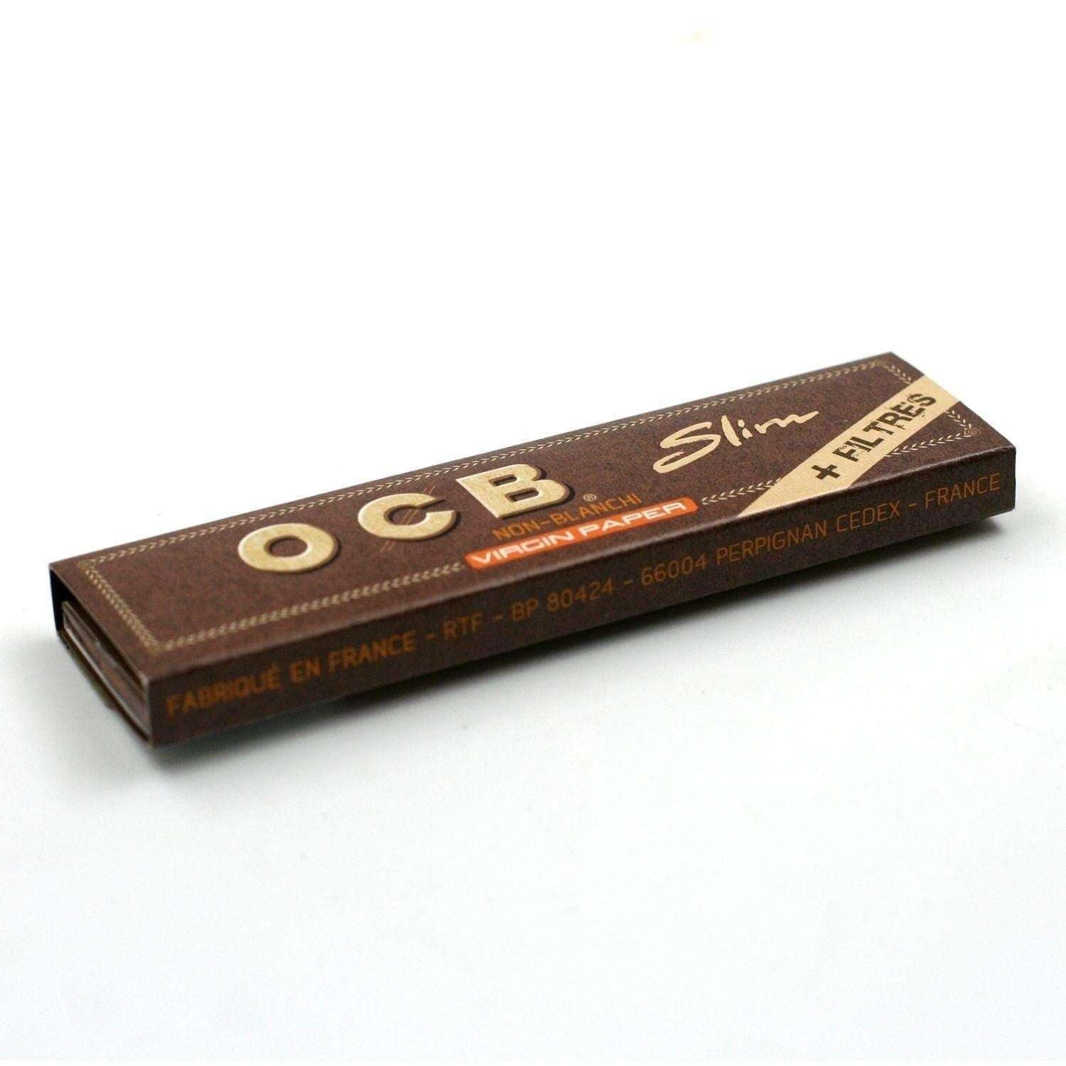 OCB Slim Virgin Rolling Papers with Filters