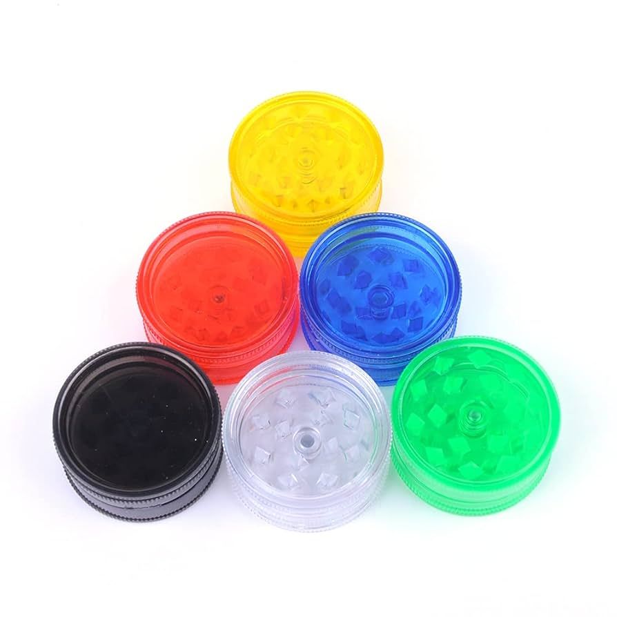 Mini Plastic 3 Piece Grinder - AllSmokes