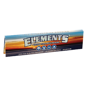 Elements - King Size Rice Paper Slim Rolling Papers