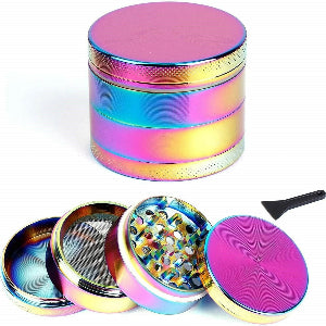 Metal Grinder 3 Piece - Rainbow