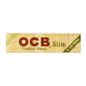 OCB Slim Organic Hemp Rolling Papers with Filters