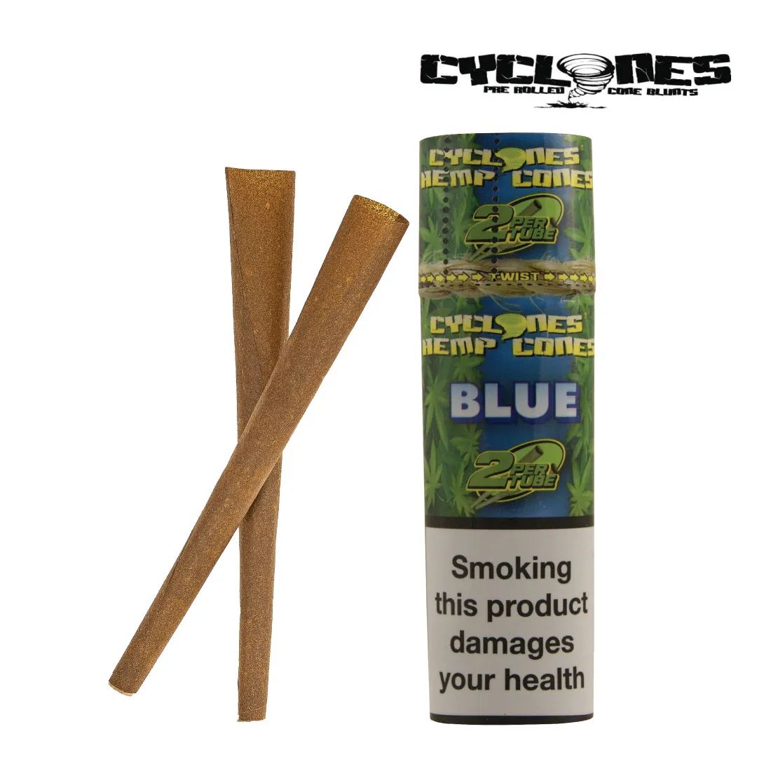 Cyclones Hemp Cones Blue Flavour Pre Rolled
