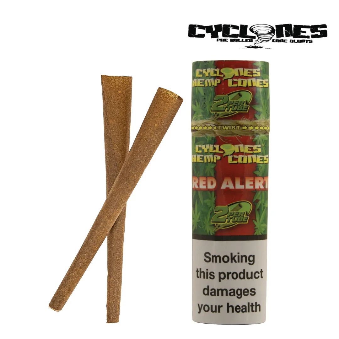 Cyclones Hemp Cones Red Alert Flavour Pre Rolled