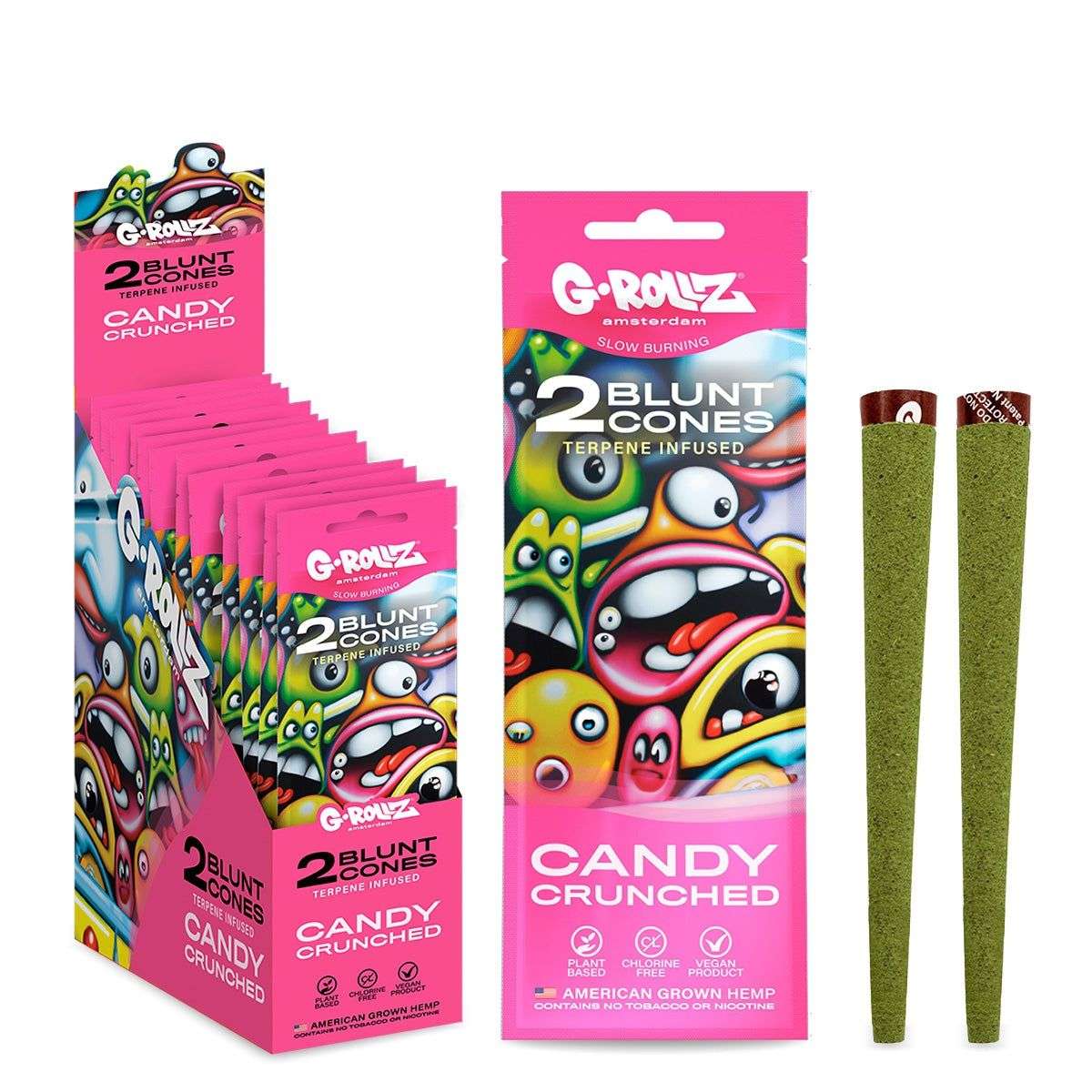 G-Rollz King Size - Terpene Infused Blunt Cones (Various Flavours) - AllSmokes