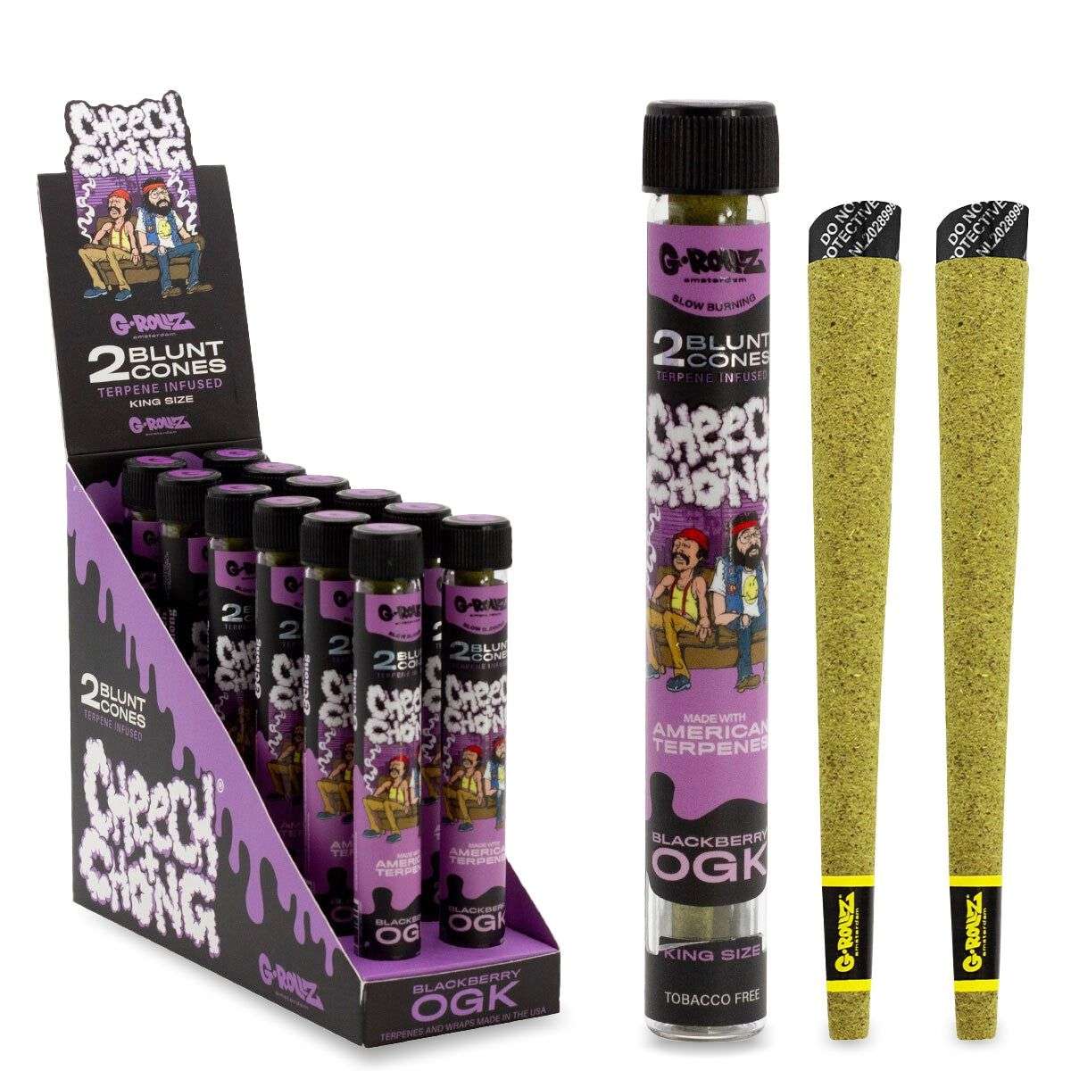 G-Rollz King Size - Terpene Infused Blunt Cones (Various Flavours) - AllSmokes