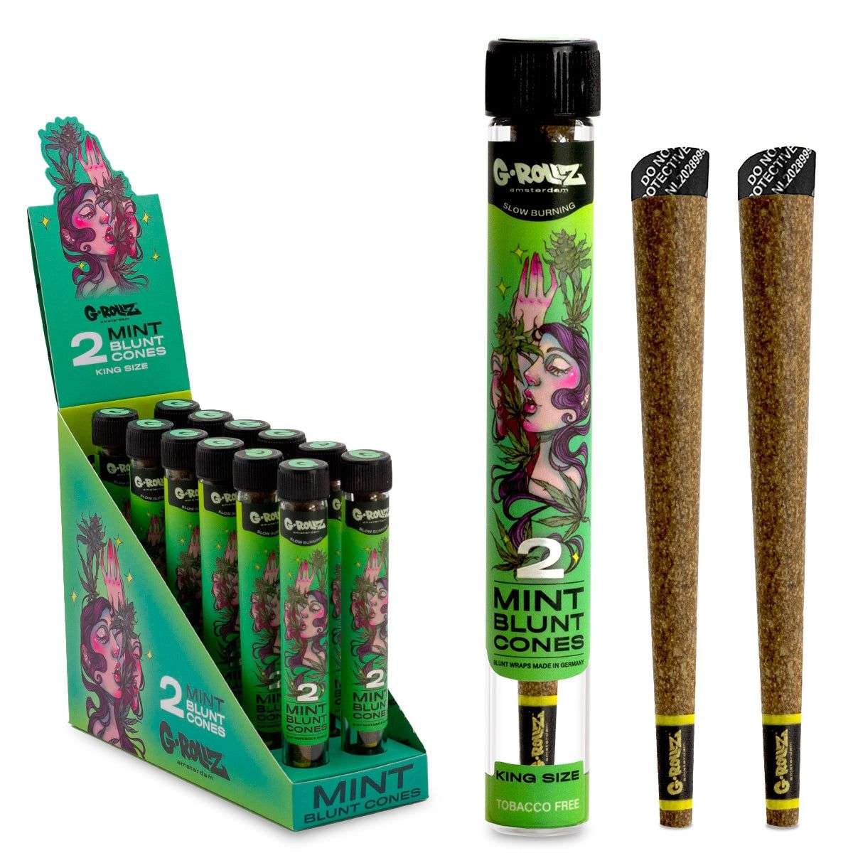 G-Rollz King Size - Terpene Infused Blunt Cones (Various Flavours) - AllSmokes