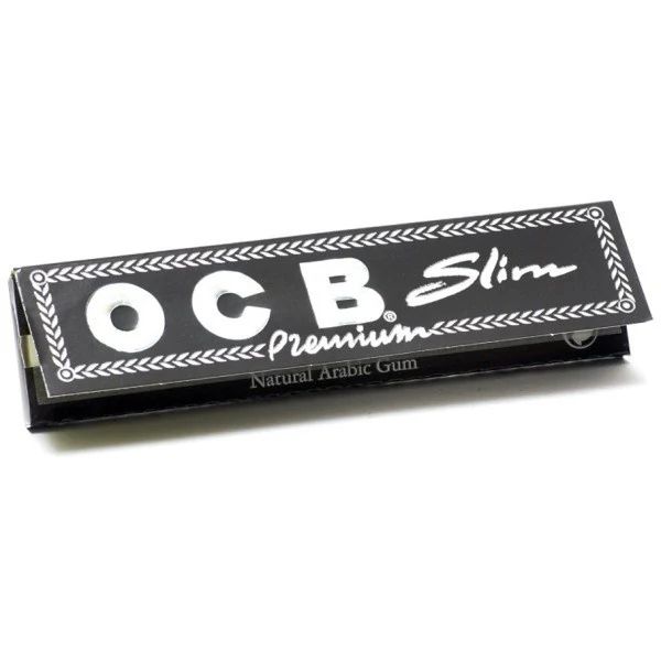 OCB Slim Premium Rolling Papers with Natural Arabic Gum