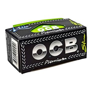 OCB Premium Slim Rolls Black Rolling Papers