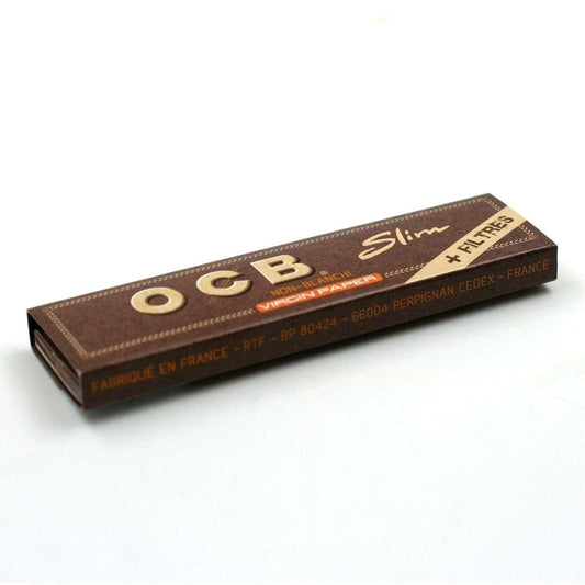 OCB Slim Virgin Rolling Papers with Filters