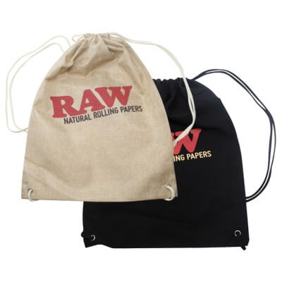 Raw Drawstring Bag