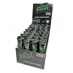 A pack of Joint Point pre-rolled ultimate rolling cones, with the product displayed in a standalone packaging.