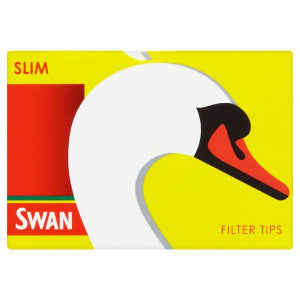 Packaging for Swan - Slim Loose Filters with a Swan - on the front and the text 'SLIM' and 'FILTER TIPS'.