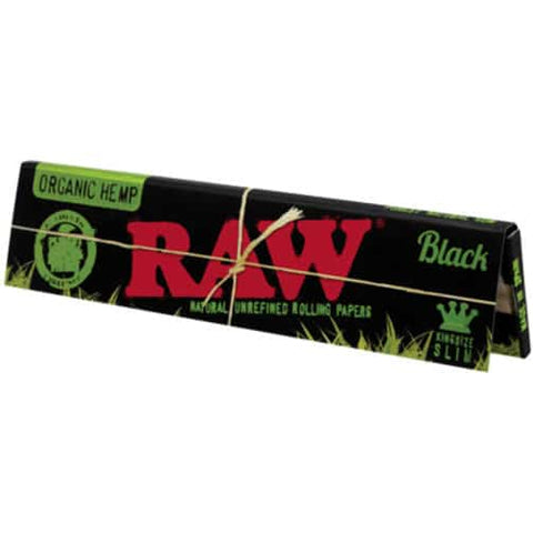 Raw Black Organic Hemp King Size Rolling Papers