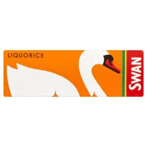 Packaging for Swan - Liquorice rolling papers with a picture of a Swan - on the front.